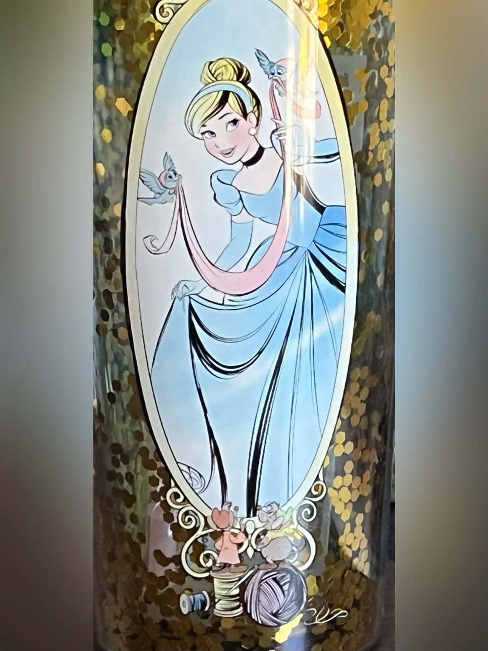 Silver Buffalo for Disney Princess Cinderella, Plastic Cold Cup, 32oz - NEW